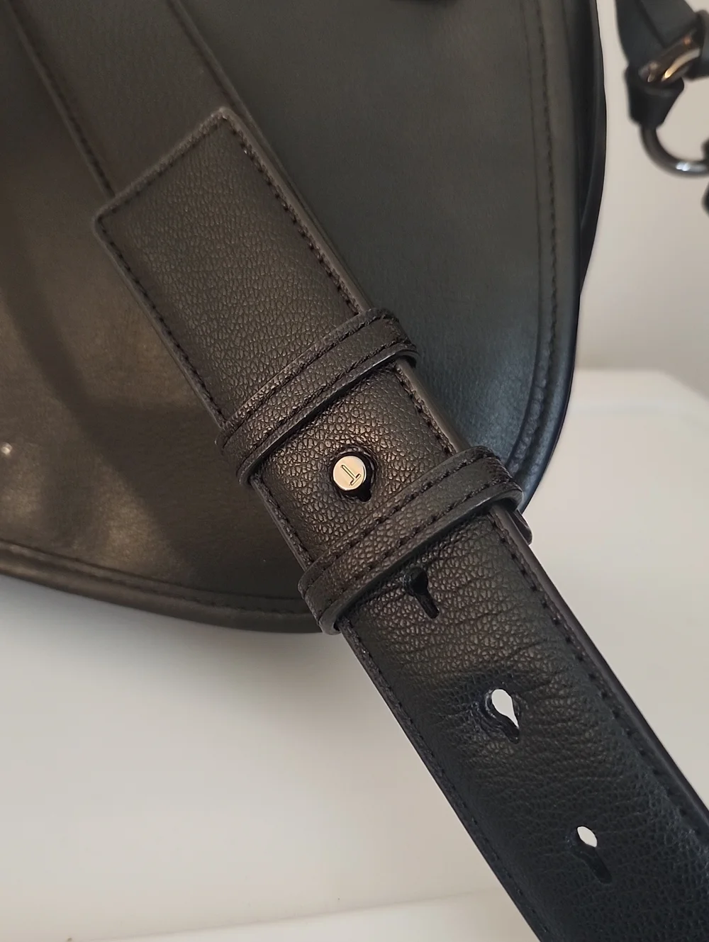 Ted Baker Crossbody/Saddle Bag w/Free Henri Bendel Cardholder/Keychain